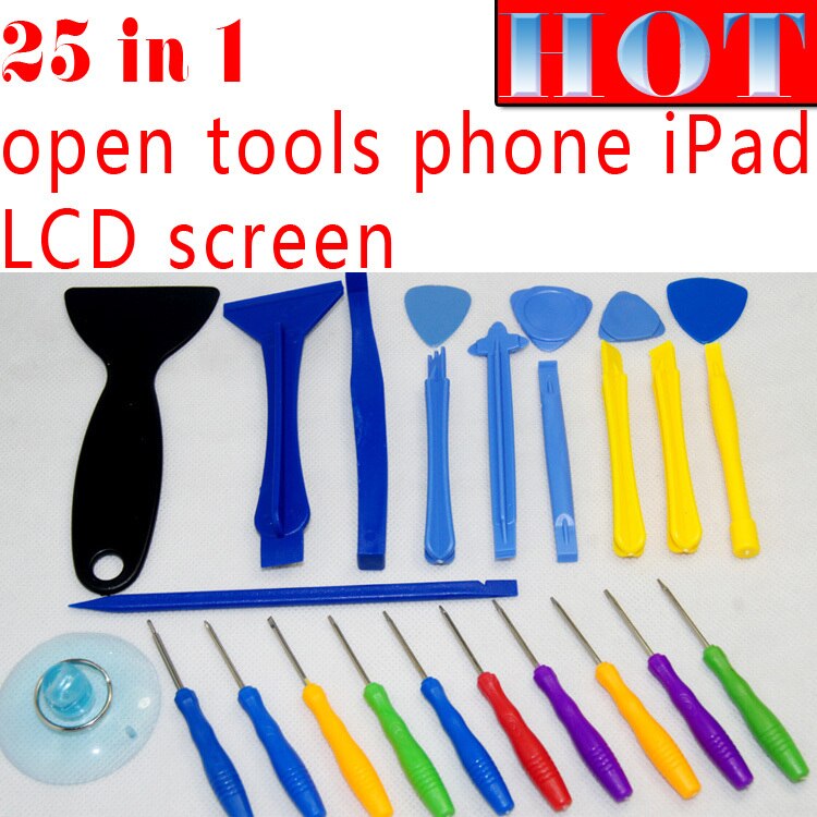 25 in 1 screwdriver set tool ޴ ȭ Ǵ   iphone 4s iphone ipad  htc ڵ pc lcd ȭ 